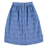 Piupiuchick Long Blue Skirt - Tigers