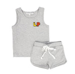 Little Parni Baby Tank Set - Grey