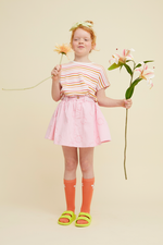 Sproet & Sprout Denim Logo Skirt - Pink
