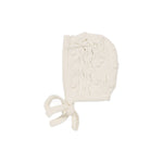 Lilette Popcorn Weave Cardigan Set - Cream