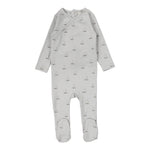 Lilette Nautical Footie - Light Blue