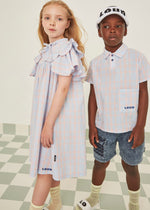 Loud Apparel Tramonto Polo Shirt - Check Neon