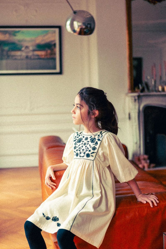 Louis Louise Mahani Twill Dress - Cream