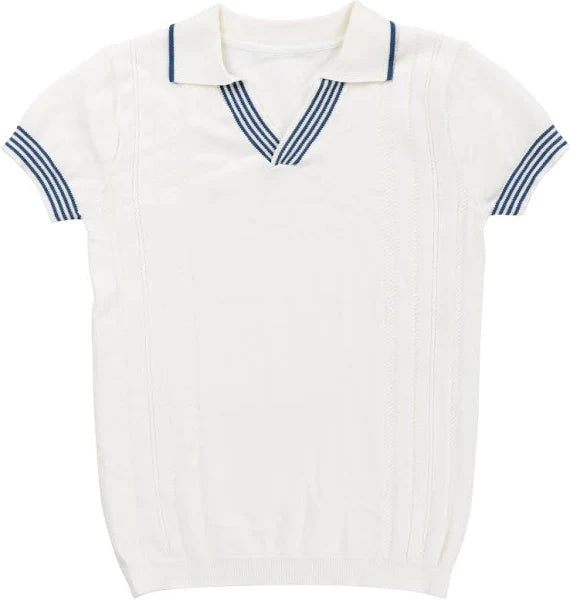 Klai Pointelle Knit Sweater - White