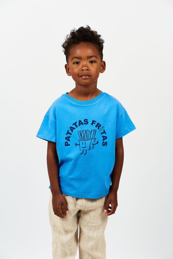 Arsene et les Pipelettes Fries T-shirt - Blue