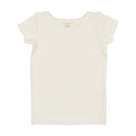 Lil Legs Bamboo Short Sleeve Tee - Winter White