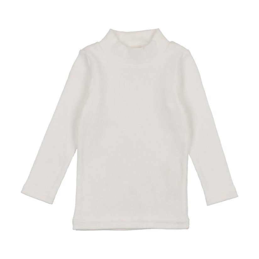 Lil legs Bamboo Mock Neck - Winter White Lil legs Bamboo Mock Neck - Winter White