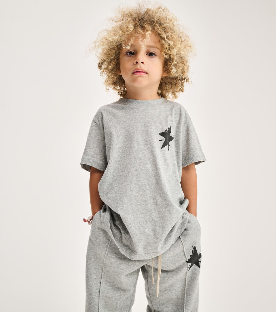 Nununu Side Splat T-shirt - Heather Grey
