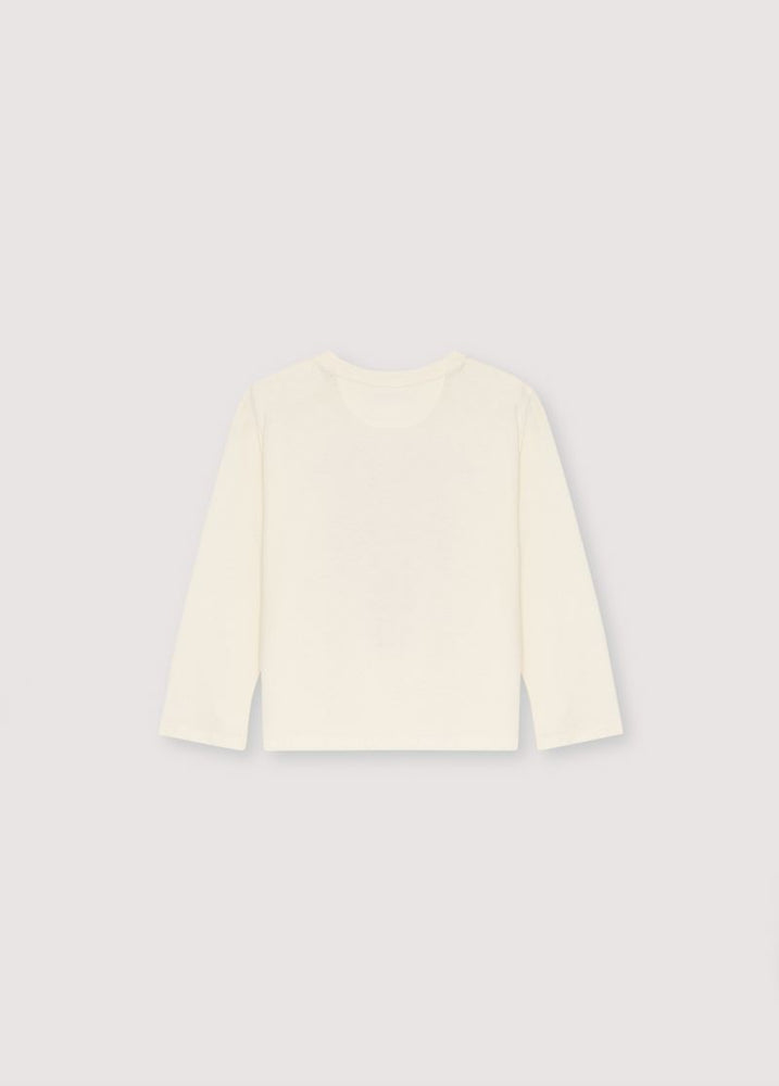 The New Society Smiley T-shirt - Moonlight White