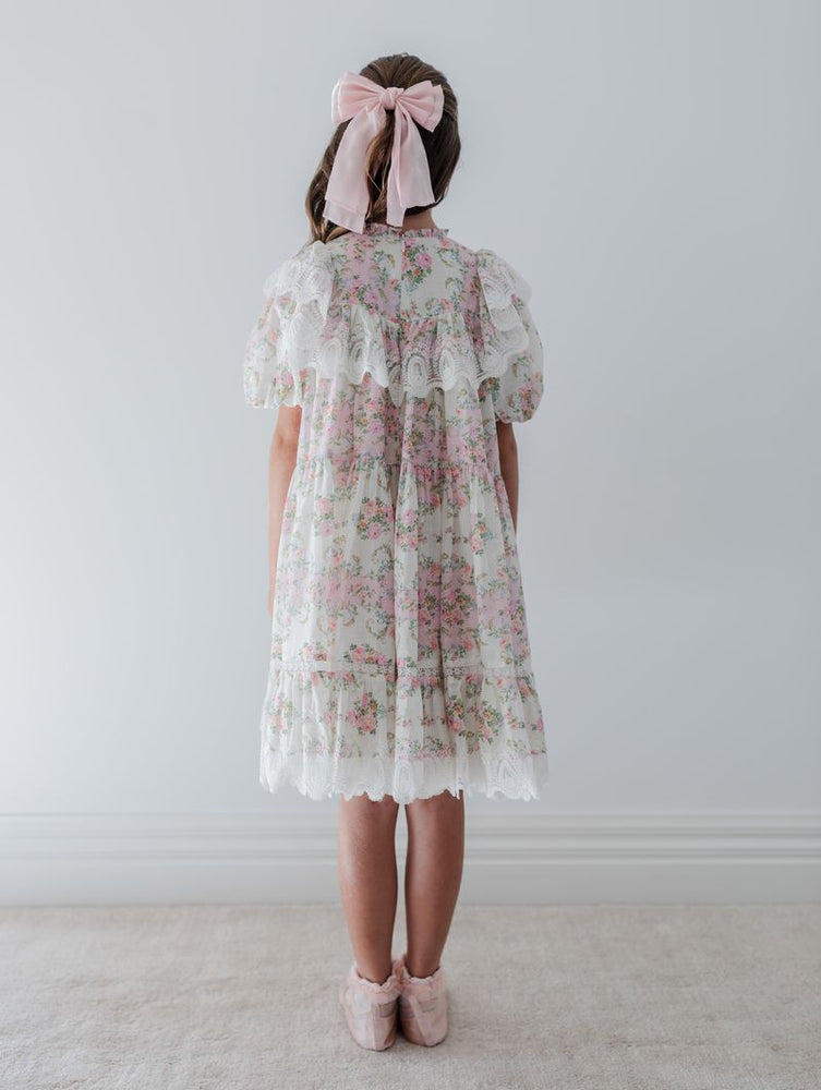 Petite Amalie Cotton Floral Dress