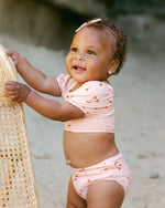 Quincy Mae Zippy Two Piece Swimsuit - Cherries