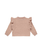 Rylee + Cru Gable Sweater Set - Rose