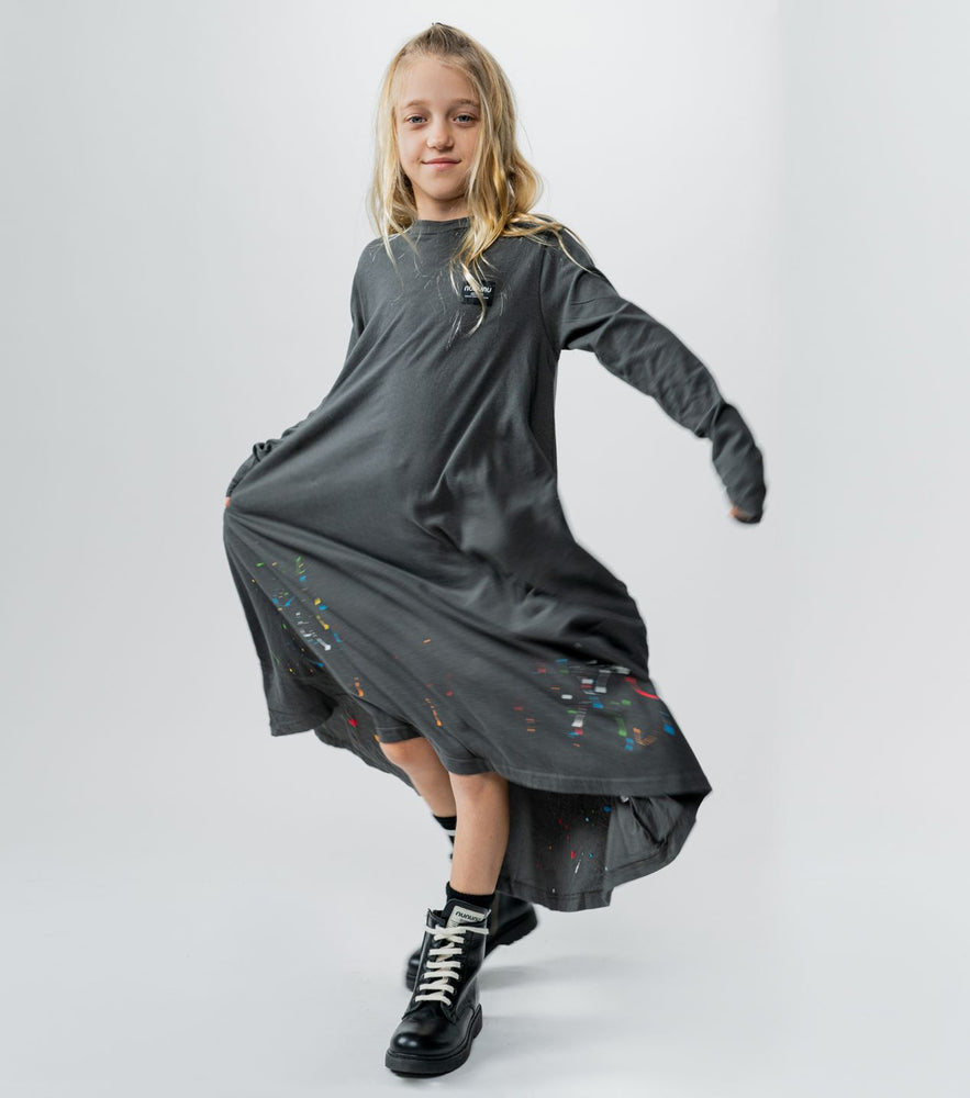 Nununu Splash of Color 360 Dress - Graphite