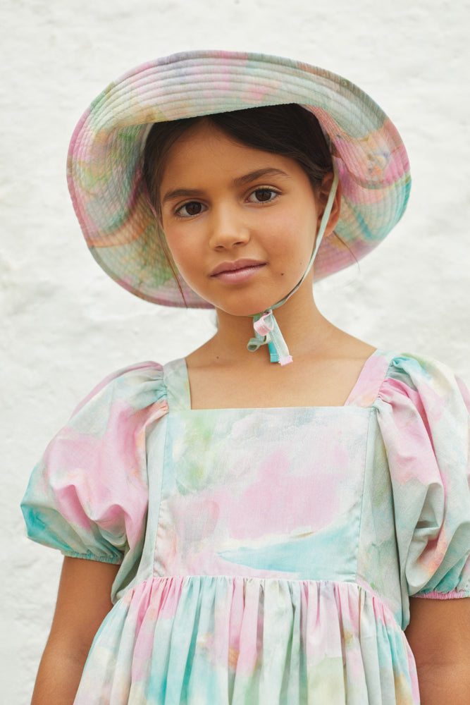Bebe Organic Violetta Watercolor Dress