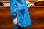 Louis Louise Margareta Denim Heart Dress
