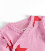 Nununu Star Baby Set with Hat - Super Pink