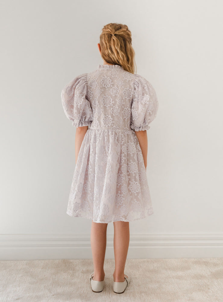 Petite Amalie Daisy Organza Dress - Lilac