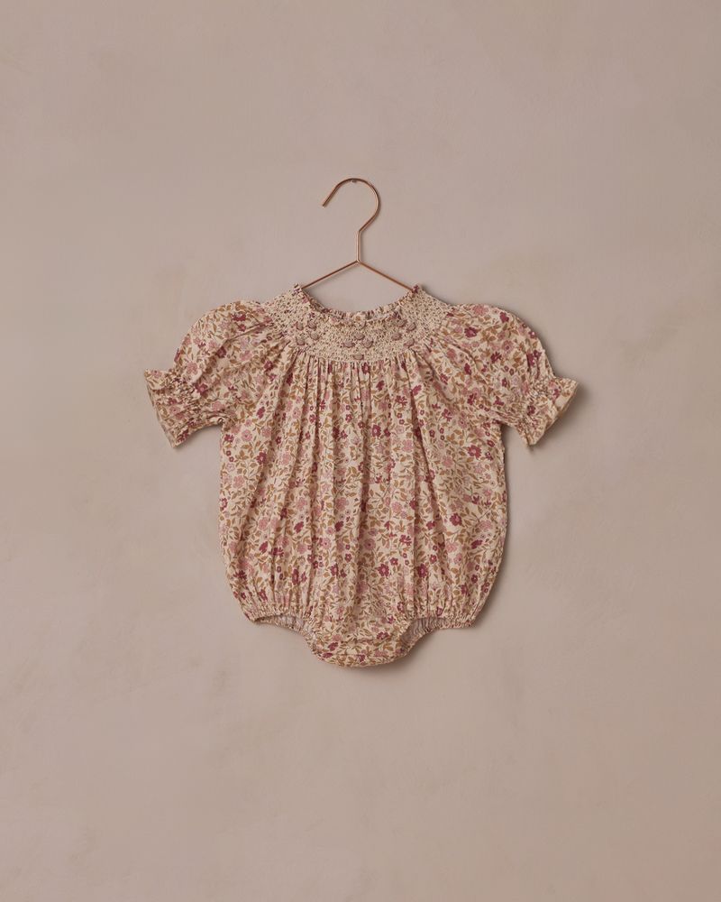 Noralee Maddie Romper - Flower Fields