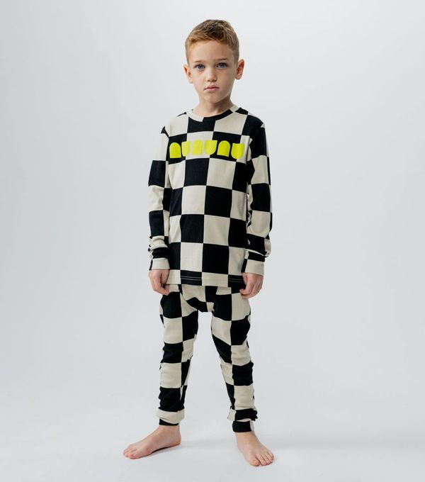 Nununu Checkmate Loungewear - Smokey/Natural