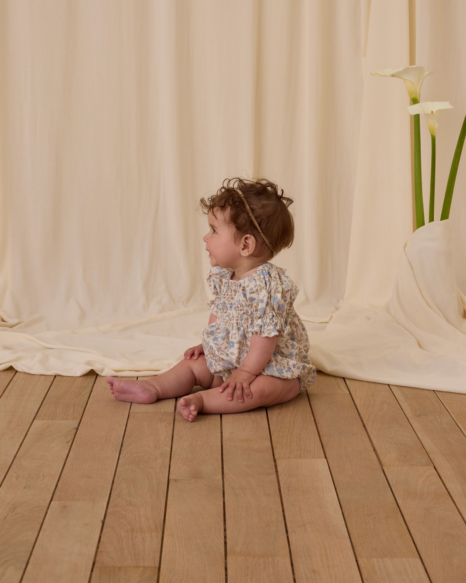Noralee Hazel Romper - Blue Garden – The Shoppe Miami Noralee Hazel Romper - Blue Garden – The Shoppe Miami