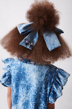 Loud Apparel Moku Pinafore Dress - Blue Dye