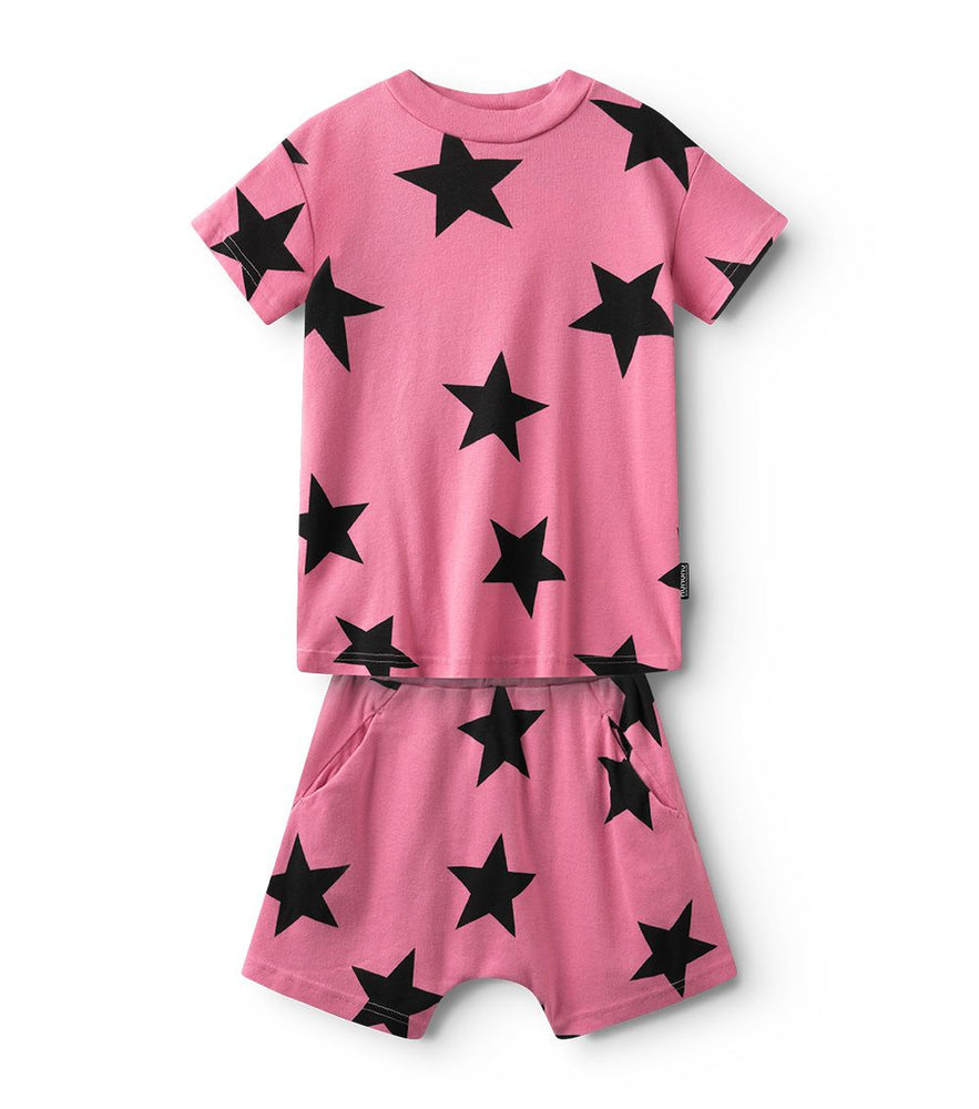 Nununu Star Short Lounge Set - Hot Pink