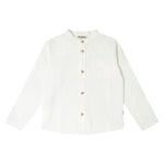 Tocoto Vintage Cotton Linen Shirt - Off White