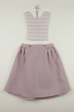Popelin Reversible Dress - Dusty Pink