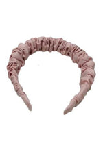 Project 6 Leather Bunches Headband - Pink