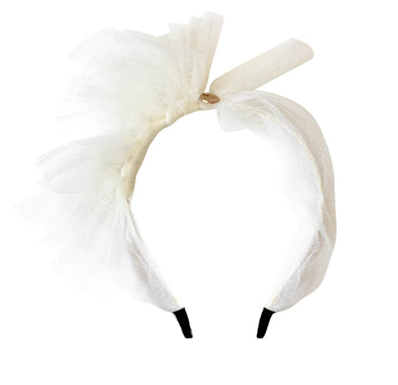 Halo Luxe Tutu Crown Headband - Pearl – The Shoppe Miami