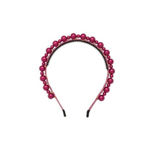 Project 6 Uneven Pearls Headband