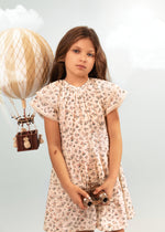 Belati Floral Pleat Detail Dress - Ivory