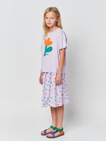 Bobo Choses Multi Color Stars All Over Woven Midi Skirt