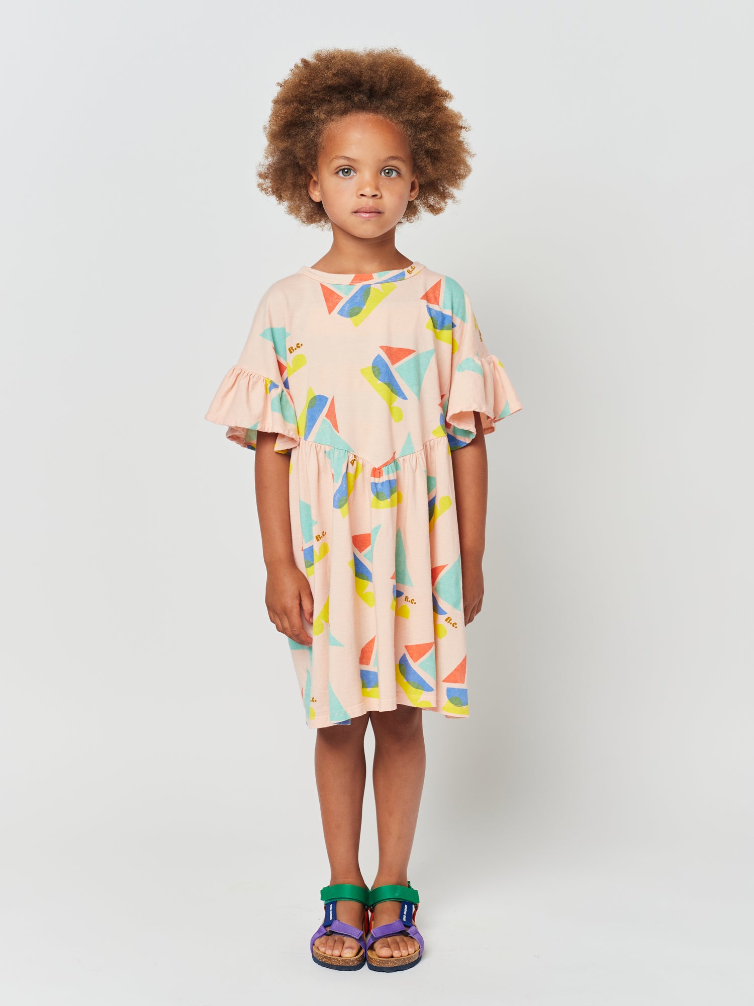 Bobo Choses Multicolor Sailboat Ruffle Dress – The Shoppe Miami