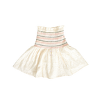 Hey Kid Textured Skirt with Smocking Detail