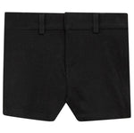 Mocha Noir Stretch Shorts - Black