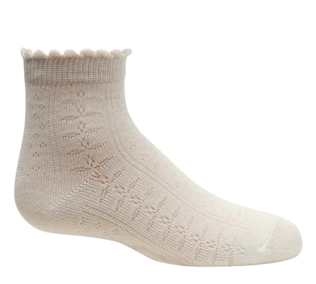 Zubii Tri Vine Textured Ankle Sock