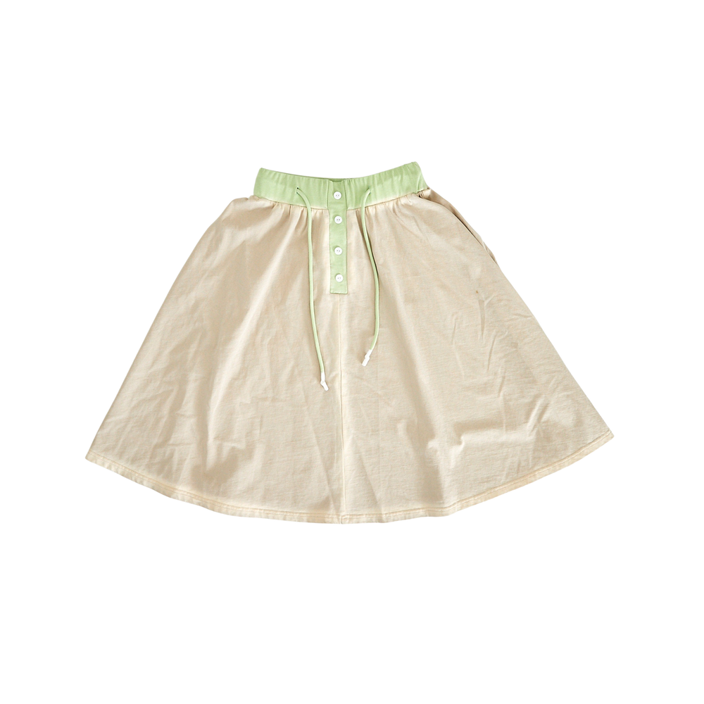 Hey Kid Tan Washed Skirt