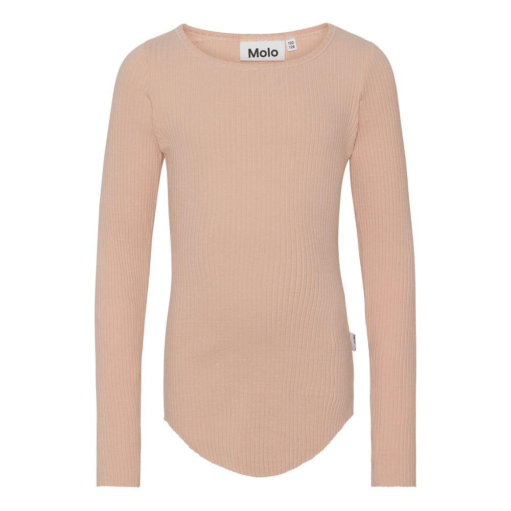 Molo Rochelle Ribbed Tee - Fluffy Rose