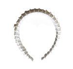 Halo Luxe Noa Fringe Headband - White
