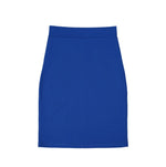 Three Bows Pencil Skirt - Cobalt Blue