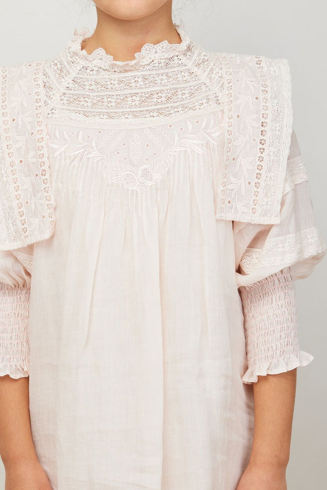 Petite Amalie Heirloom Smock Dress