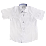 Ponte Kids Short Sleeve Shirt - Gingham