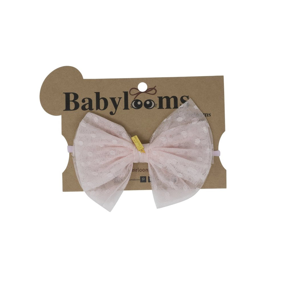 Heirlooms Tulle with Dots Baby Headband - Pink