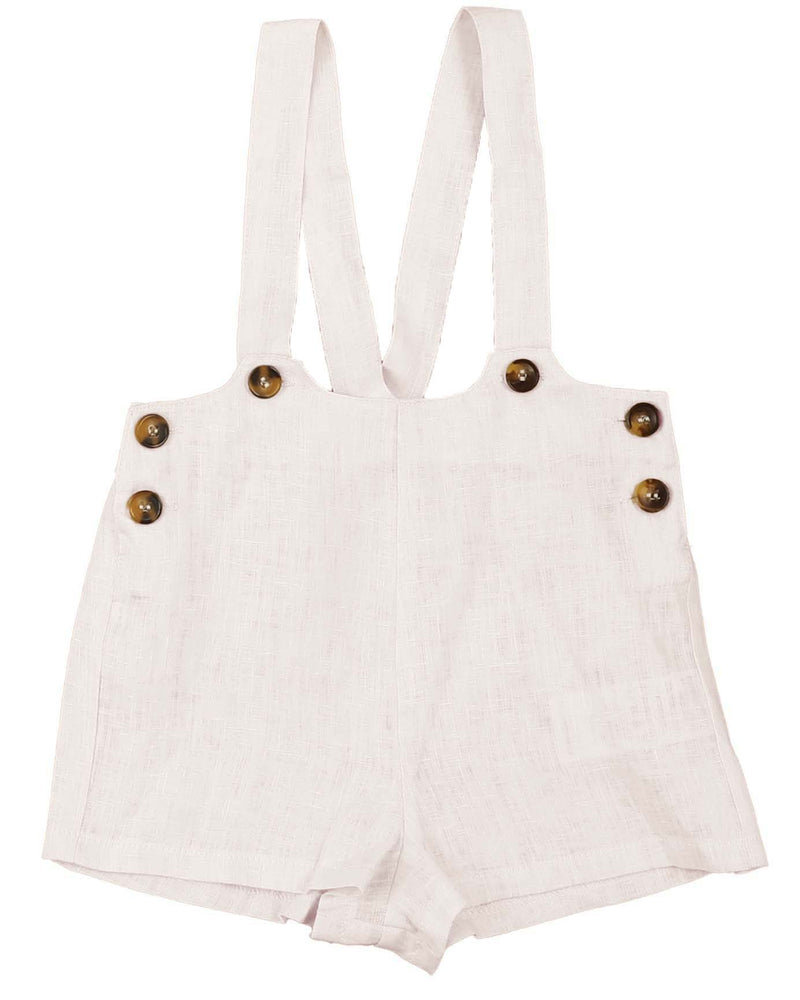 Belati Distressed Overall - White