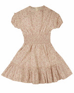 Belati Short Sleeve Liberty Print Dress - Pink Floral