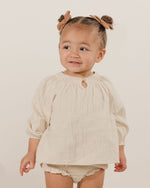 Rylee + Cru Flutter Bloomer and Blouse Set - Embroidered Daisy