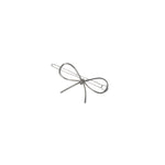 Heirlooms Metal Bow Hairpin - Silver