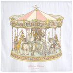 Atelier Choux Large Swaddle Blanket - Carousel Pink