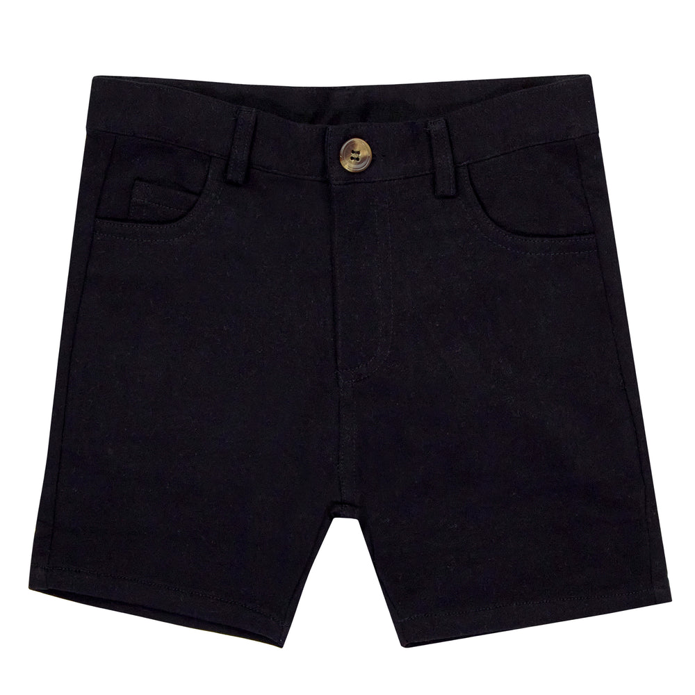Crew Kids Knit Shorts - Black